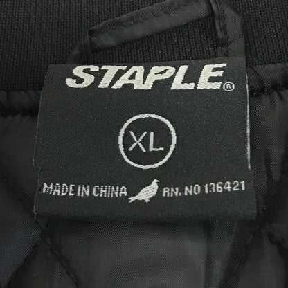 STAPLE | ステイプルステープル スタジャン ブラック サイズ：XL【倉吉店】