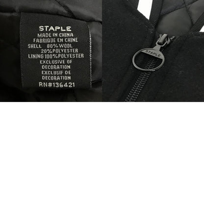 STAPLE | ステイプルステープル スタジャン ブラック サイズ：XL【倉吉店】