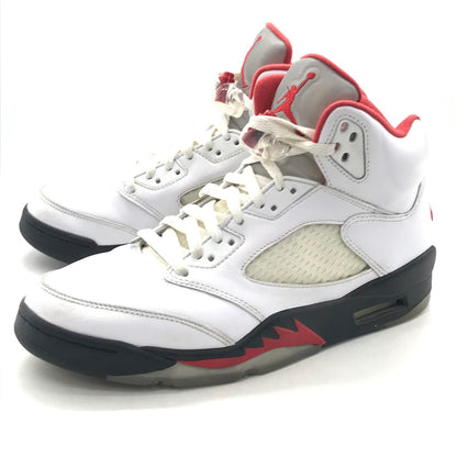 NIKE | ナイキ AIR JORDAN 5 RETRO OG 'FIRE RED' スニーカー DA1911-102 ホワイト 27cm【倉吉店】