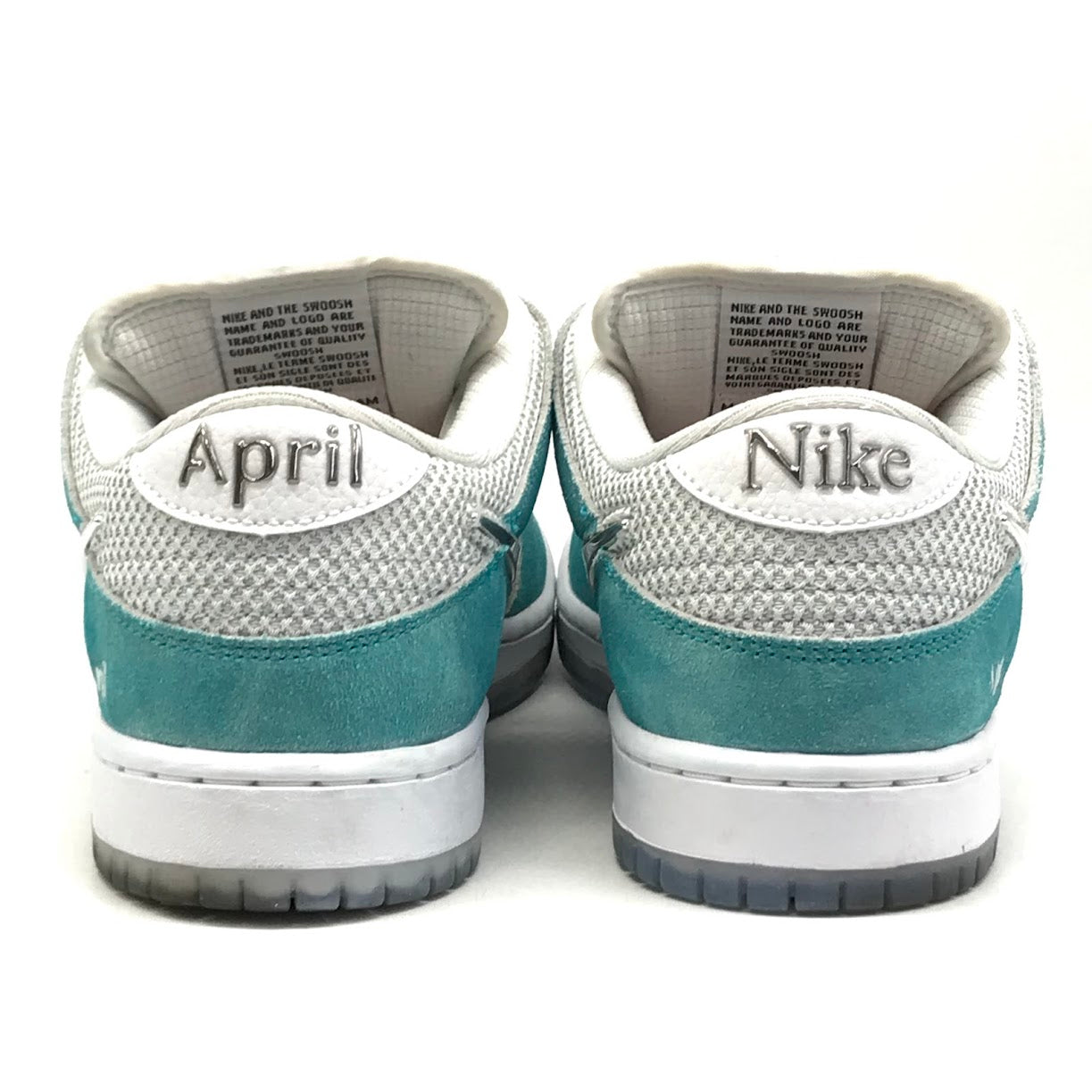 NIKE | ナイキ × ×APRIL SKATEBOARDS(エイプリル スケートボード) SB DUNK LOW PRO QS スニーカー FD2562-400 レーサーブルー/メタリックシルバー 27cm【倉吉店】