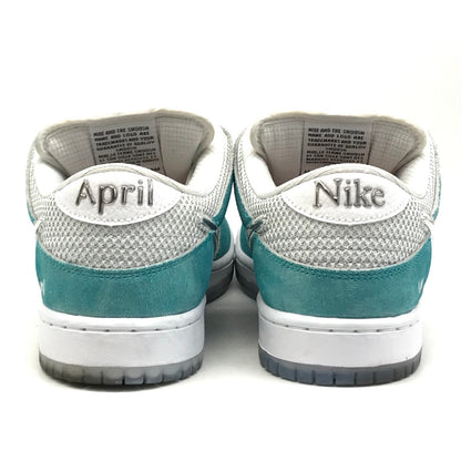 NIKE | ナイキ × ×APRIL SKATEBOARDS(エイプリル スケートボード) SB DUNK LOW PRO QS スニーカー FD2562-400 レーサーブルー/メタリックシルバー 27cm【倉吉店】