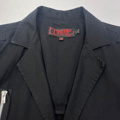 TRIPP NYC ボンテージテーラード テーラードジャケット ブラック サイズ：L【加古川店】
