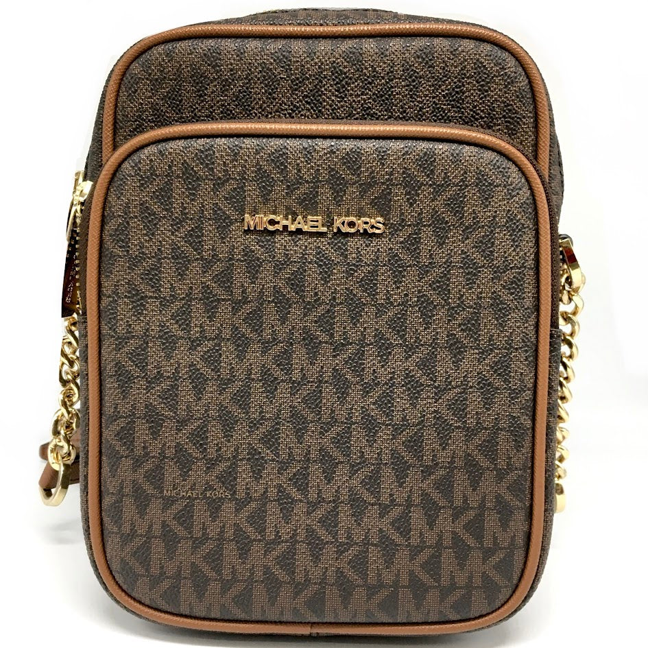 Michael Kors | マイケルコース ET SET TRAVEL MD NS CHAIN XBODY ショルダーバッグ 35F1GTVC2B ブラウン【倉吉店】