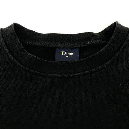 DIME | ダイム ワンポイント刺繍 スウェット ブラック サイズ：L【倉吉店】