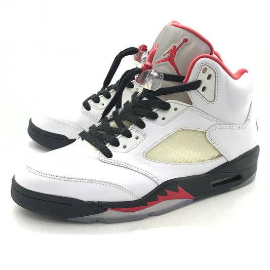 NIKE | ナイキ AIR JORDAN 5 RETRO OG 'FIRE RED' スニーカー DA1911-102 ホワイト 27cm【倉吉店】