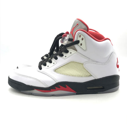 NIKE | ナイキ AIR JORDAN 5 RETRO OG 'FIRE RED' スニーカー DA1911-102 ホワイト 27cm【倉吉店】