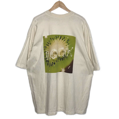 LQQK STUDIO | ルックスタジオ KIWI FRUIT TEE キウイフルーツ 半袖Ｔシャツ ベージュ サイズ：XXL【倉吉店】