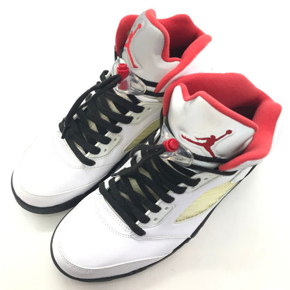 NIKE | ナイキ AIR JORDAN 5 RETRO OG 'FIRE RED' スニーカー DA1911-102 ホワイト 27cm【倉吉店】