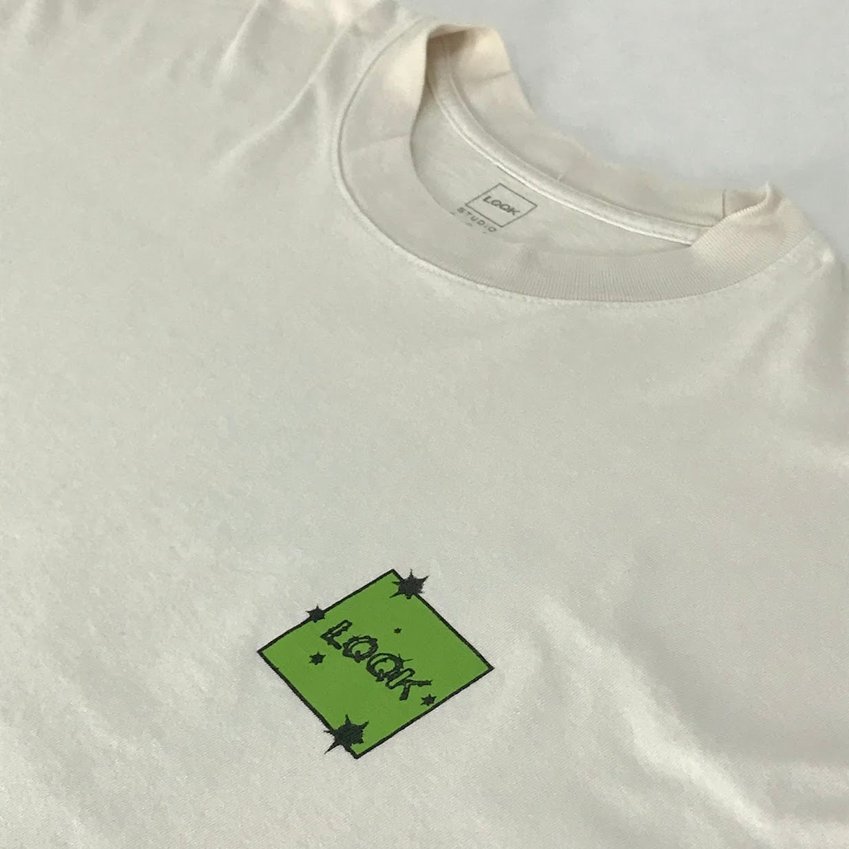 LQQK STUDIO | ルックスタジオ KIWI FRUIT TEE キウイフルーツ 半袖Ｔシャツ ベージュ サイズ：XXL【倉吉店】