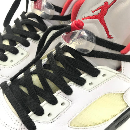 NIKE | ナイキ AIR JORDAN 5 RETRO OG 'FIRE RED' スニーカー DA1911-102 ホワイト 27cm【倉吉店】