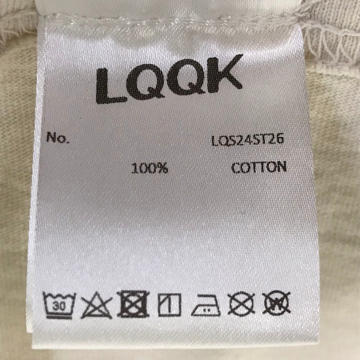 LQQK STUDIO | ルックスタジオ KIWI FRUIT TEE キウイフルーツ 半袖Ｔシャツ ベージュ サイズ：XXL【倉吉店】