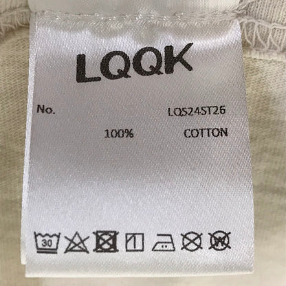 LQQK STUDIO | ルックスタジオ KIWI FRUIT TEE キウイフルーツ 半袖Ｔシャツ ベージュ サイズ：XXL【倉吉店】