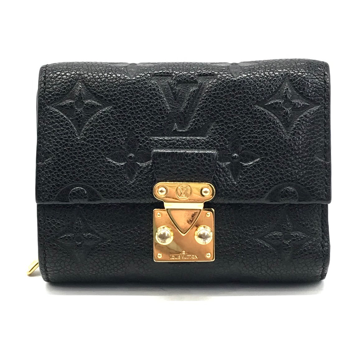 LOUIS VUITTON | ルイ・ヴィトン モノグラム アンプラント ポルトフォイユ･メティス コンパクト 三つ折り財布 M80880 ブラック【倉吉店】