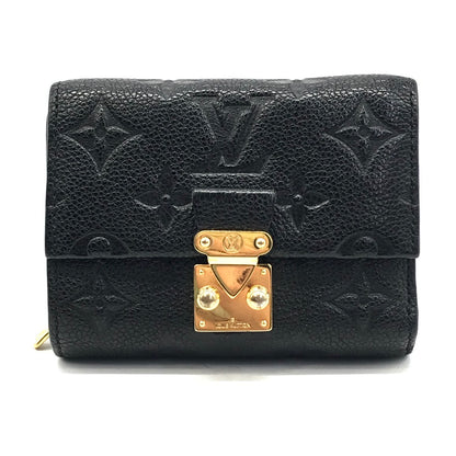 LOUIS VUITTON | ルイ・ヴィトン モノグラム アンプラント ポルトフォイユ･メティス コンパクト 三つ折り財布 M80880 ブラック【倉吉店】