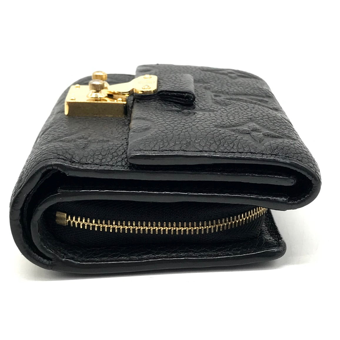 LOUIS VUITTON | ルイ・ヴィトン モノグラム アンプラント ポルトフォイユ･メティス コンパクト 三つ折り財布 M80880 ブラック【倉吉店】