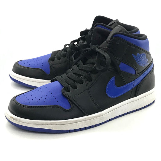 NIKE | ナイキ AIR JORDAN 1 MID スニーカー 554724-068 ブルー 27cm【倉吉店】