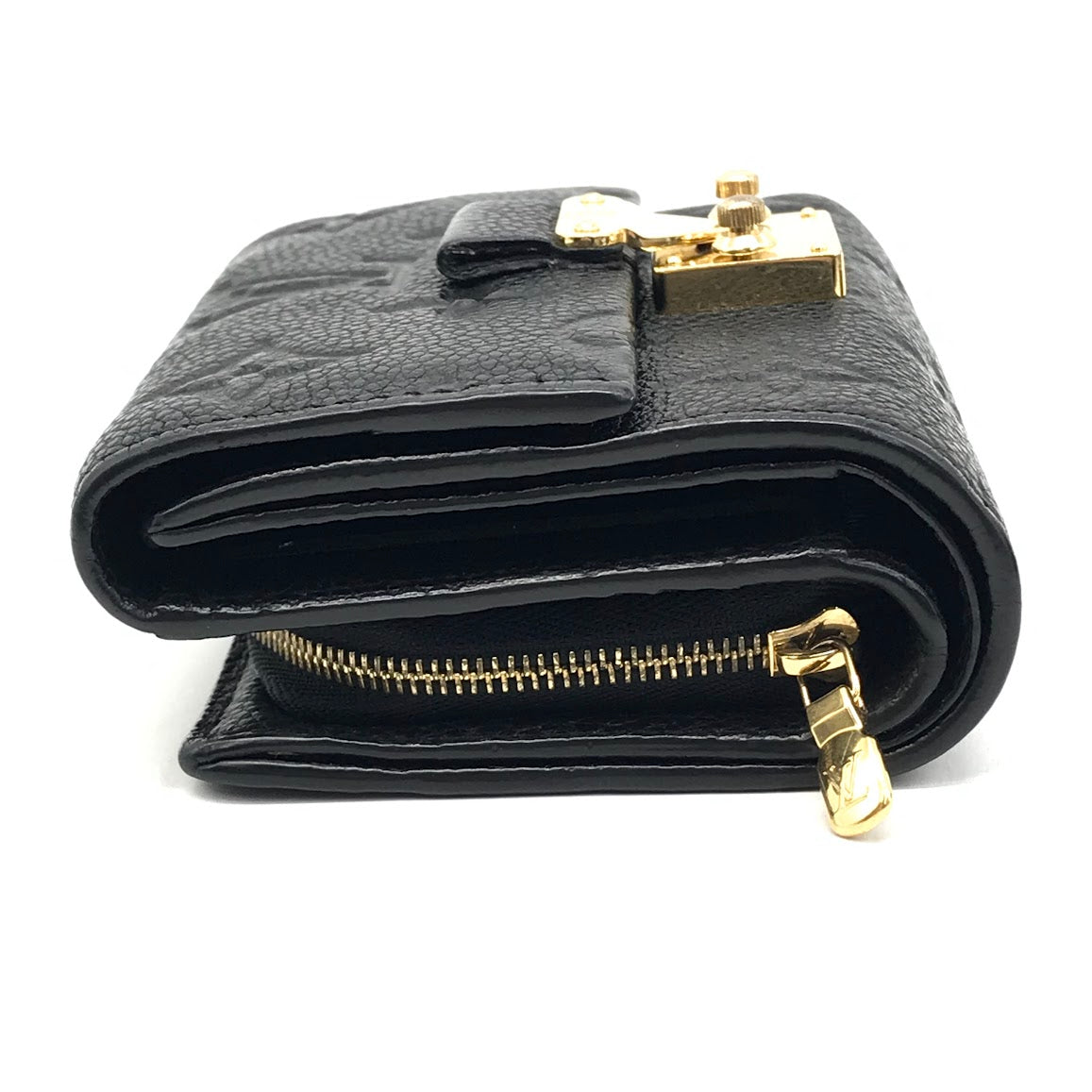 LOUIS VUITTON | ルイ・ヴィトン モノグラム アンプラント ポルトフォイユ･メティス コンパクト 三つ折り財布 M80880 ブラック【倉吉店】