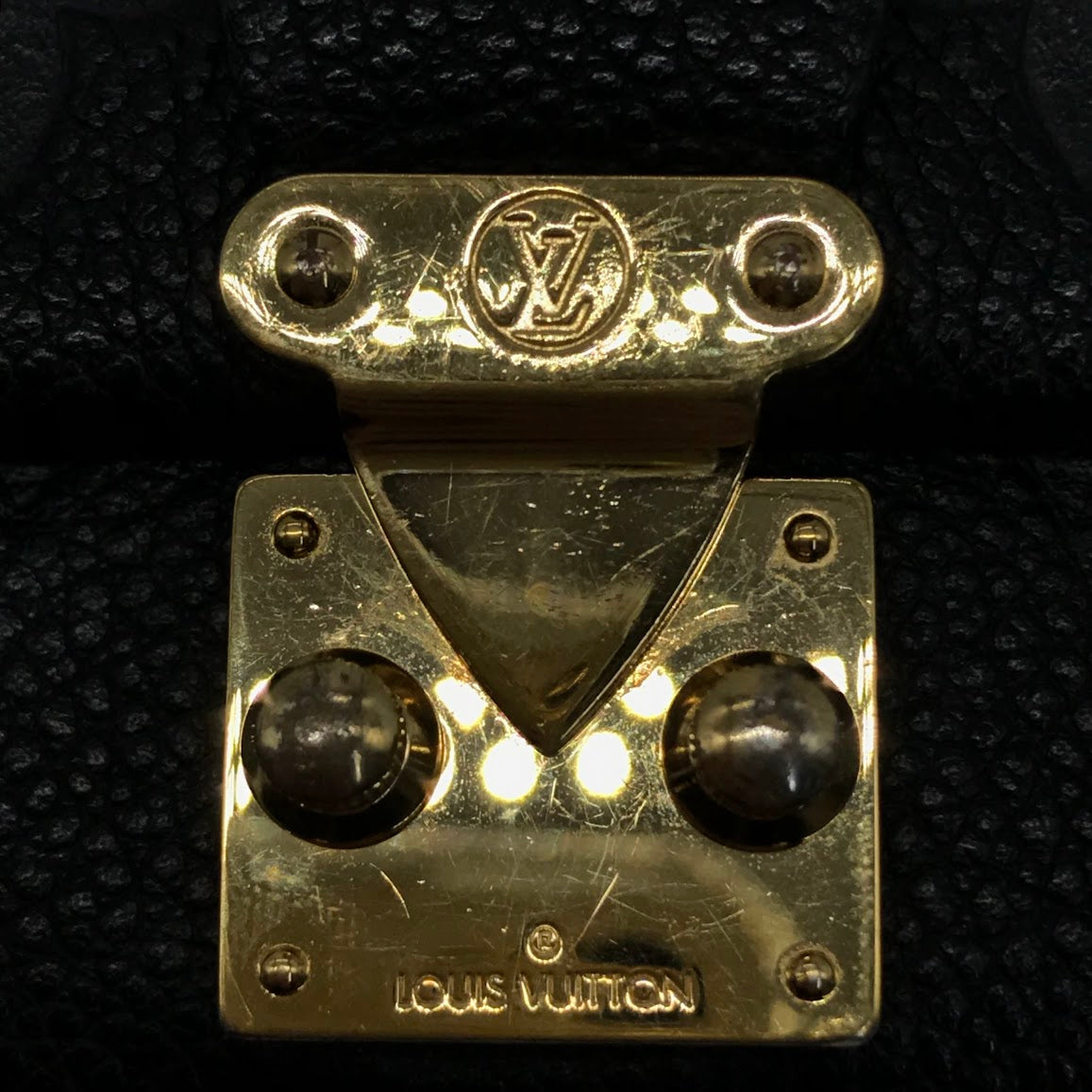 LOUIS VUITTON | ルイ・ヴィトン モノグラム アンプラント ポルトフォイユ･メティス コンパクト 三つ折り財布 M80880 ブラック【倉吉店】