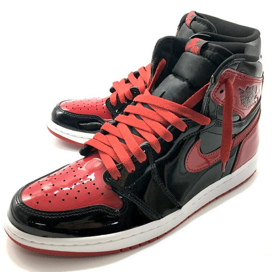 NIKE | ナイキ AIR JORDAN 1 RETRO HIGH OG 'BRED PATENT' スニーカー 555088-063 レッド 27cm【倉吉店】
