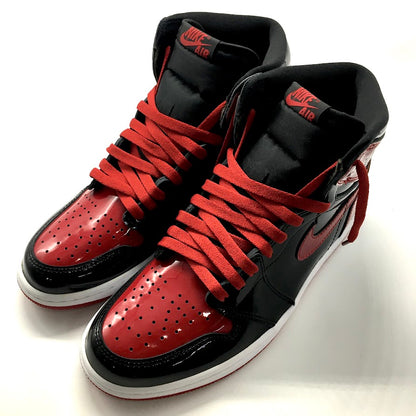 NIKE | ナイキ AIR JORDAN 1 RETRO HIGH OG 'BRED PATENT' スニーカー 555088-063 レッド 27cm【倉吉店】