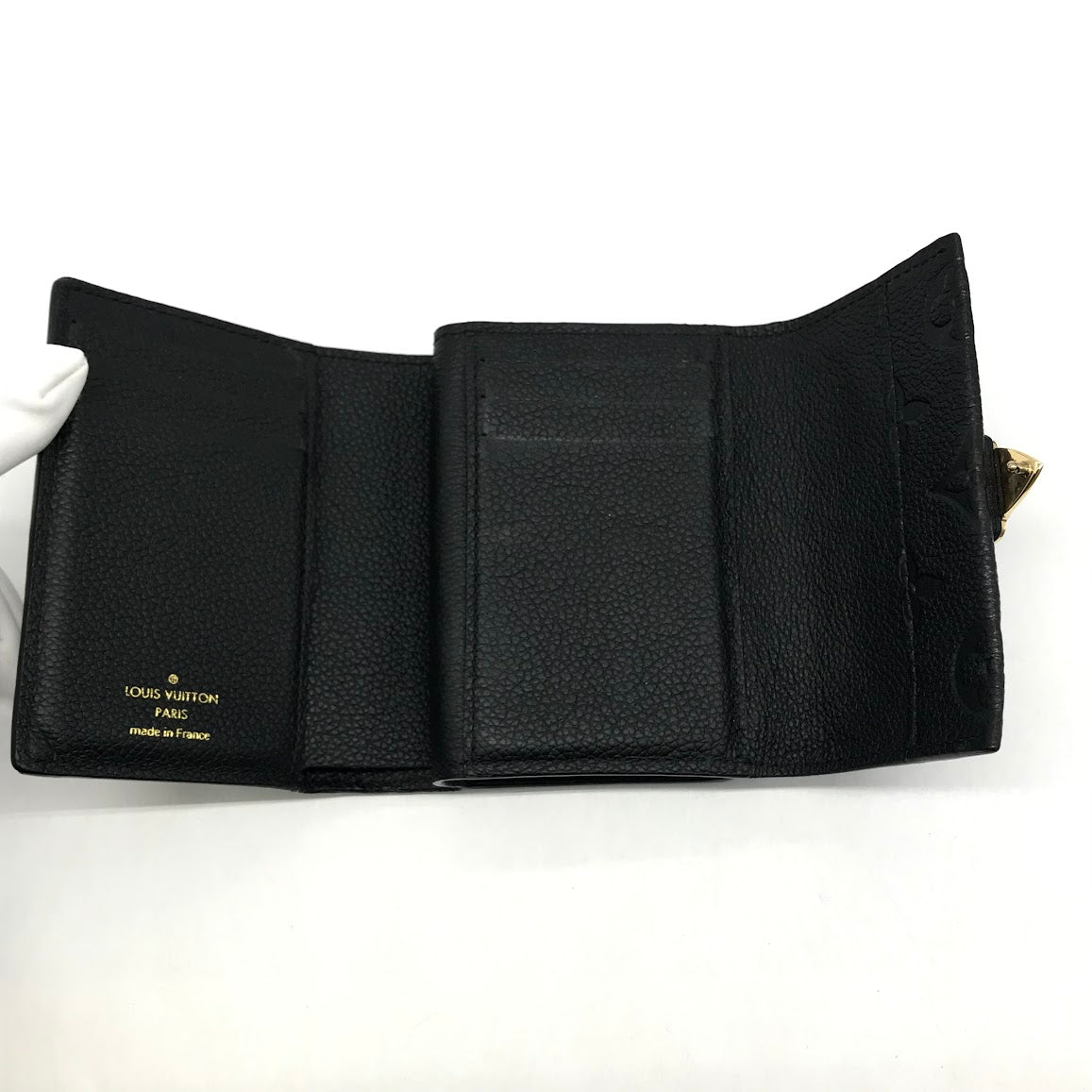 LOUIS VUITTON | ルイ・ヴィトン モノグラム アンプラント ポルトフォイユ･メティス コンパクト 三つ折り財布 M80880 ブラック【倉吉店】