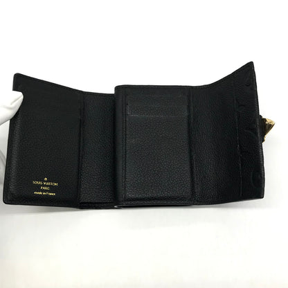 LOUIS VUITTON | ルイ・ヴィトン モノグラム アンプラント ポルトフォイユ･メティス コンパクト 三つ折り財布 M80880 ブラック【倉吉店】