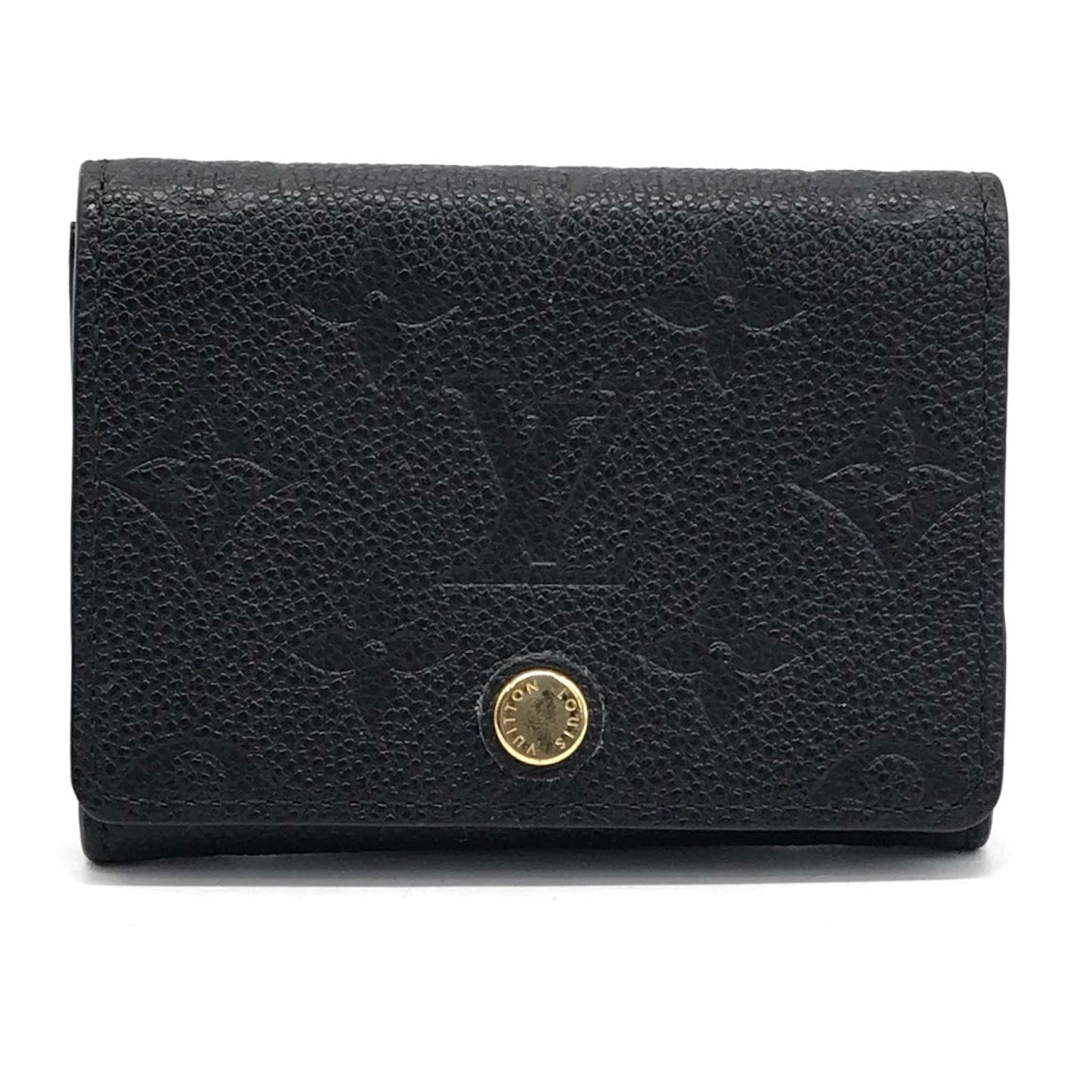 LOUIS VUITTON | ルイ・ヴィトン モノグラム アンプラント カードケース アンヴェロップ･カルト ドゥ ヴィジット カードケース M58456 ブラック【倉吉店】