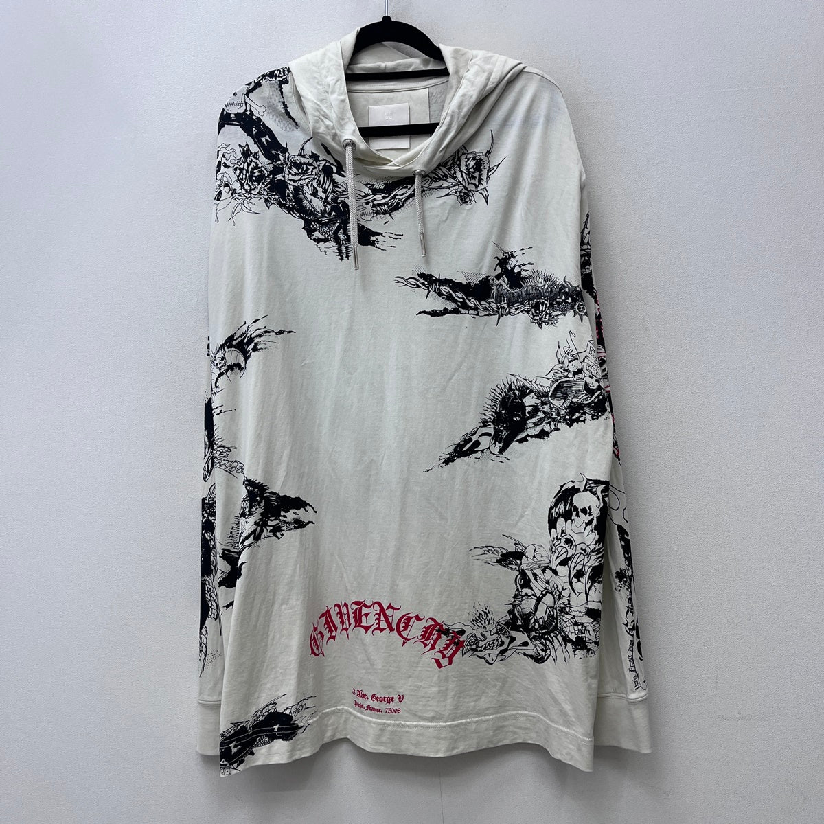 GIVENCHY | ジバンシィ GOTHIC OVERSIZED HOODIE 21AW パーカー BM715S3Y6B ナチュラル サイズ：M【加古川店】