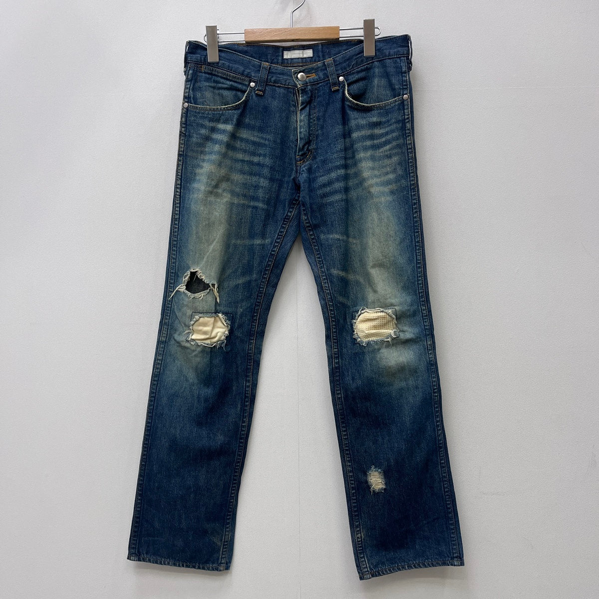 NUMBER(N)INE | ナンバーナイン モダンエイジ期:CRASH DENIM PANTS 02SS デニムパンツ インディゴ サイズ：1【加古川店】