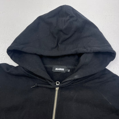 X-LARGE | エクストララージ ×ED HARDY ZIP HOODED SWEAT SHIRT パーカー 101223012030 ブラック サイズ：XL【加古川店】