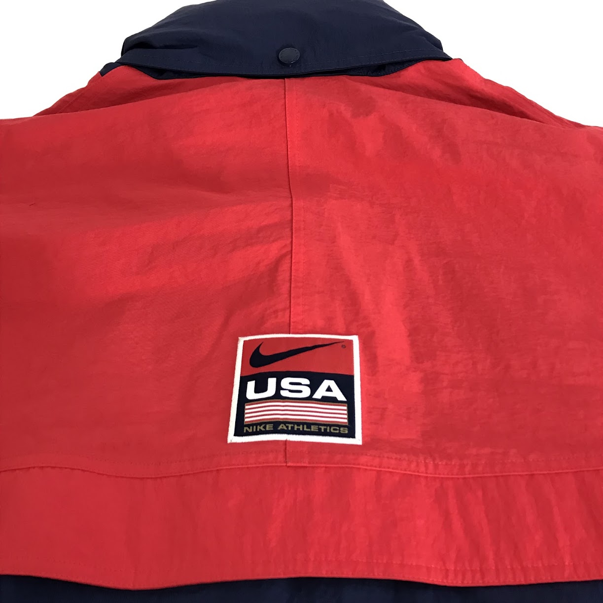 NIKE | ナイキ Swoosh Stripe Jacket ナイロンジャケット CD6374-657 ネイビー×レッド サイズ：L【倉吉店】