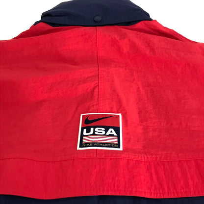 NIKE | ナイキ Swoosh Stripe Jacket ナイロンジャケット CD6374-657 ネイビー×レッド サイズ：L【倉吉店】