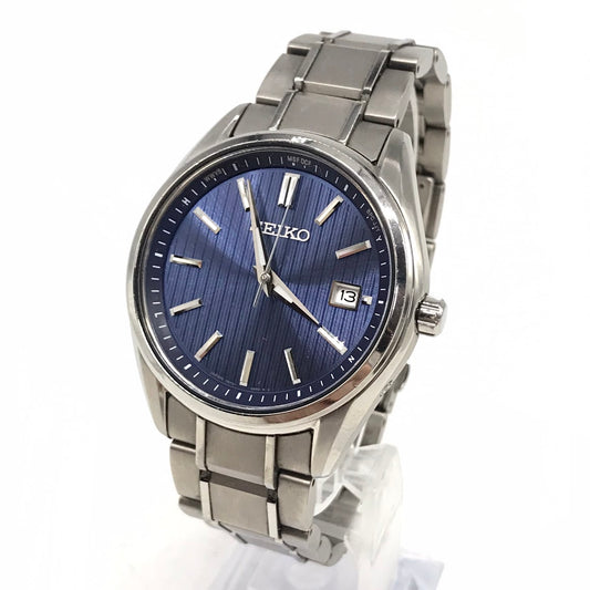SEIKO | セイコー 腕時計 7B72-0AG0 ネイビー【倉吉店】