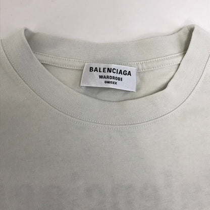 BALENCIAGA | バレンシアガ キャンペーンロゴ 半袖Ｔシャツ 641655 TKVJ1 ホワイト系 サイズ：XS【倉吉店】