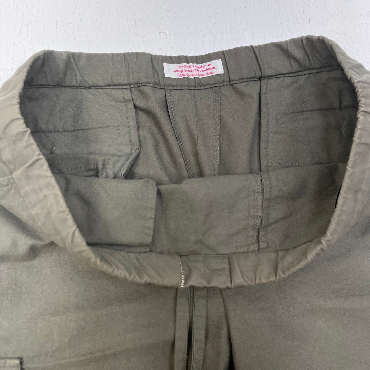 FRANK LEDER(1LDKコーナー) | フランクリーダー 60's VINTAGE BEDSHEET DRAWSTRING パンツ 0213010 カーキ サイズ：29【加古川店】