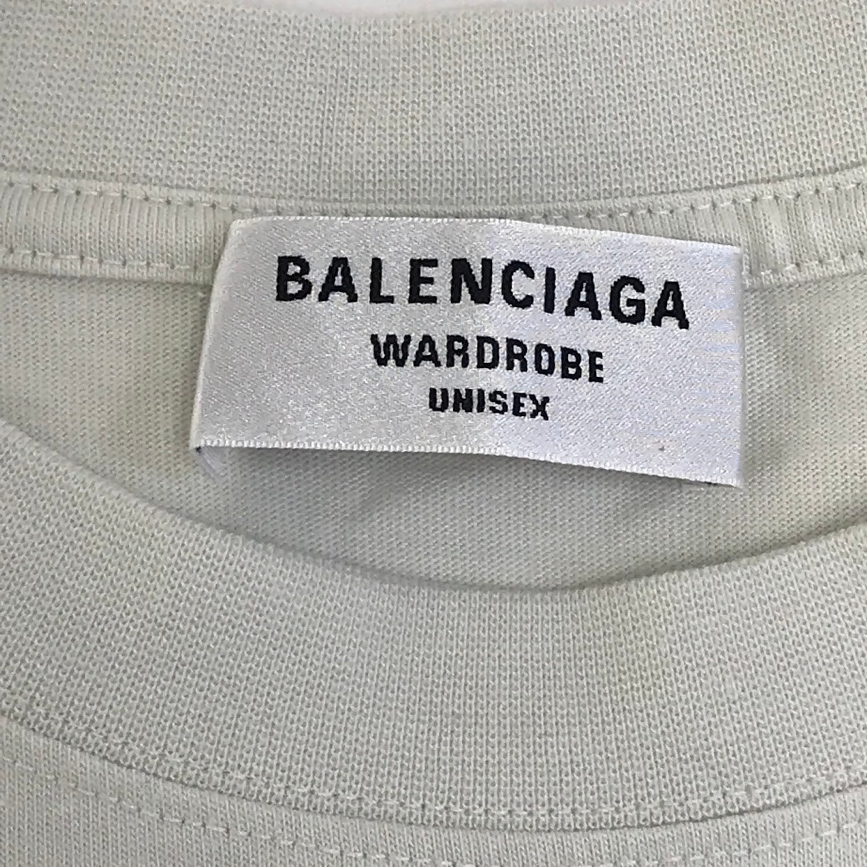 BALENCIAGA | バレンシアガ キャンペーンロゴ 半袖Ｔシャツ 641655 TKVJ1 ホワイト系 サイズ：XS【倉吉店】