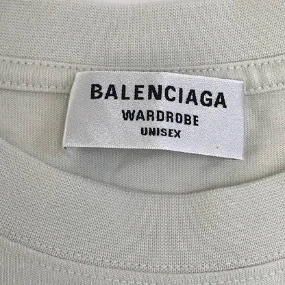 BALENCIAGA | バレンシアガ キャンペーンロゴ 半袖Ｔシャツ 641655 TKVJ1 ホワイト系 サイズ：XS【倉吉店】