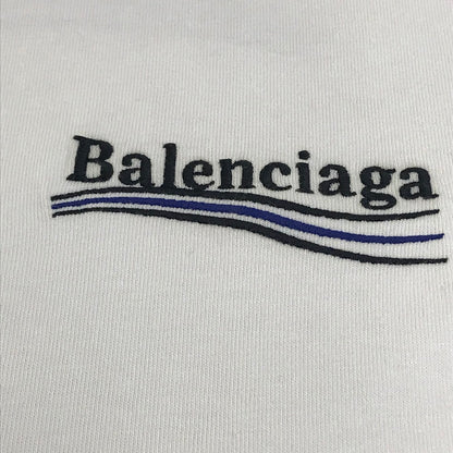 BALENCIAGA | バレンシアガ キャンペーンロゴ 半袖Ｔシャツ 641655 TKVJ1 ホワイト系 サイズ：XS【倉吉店】