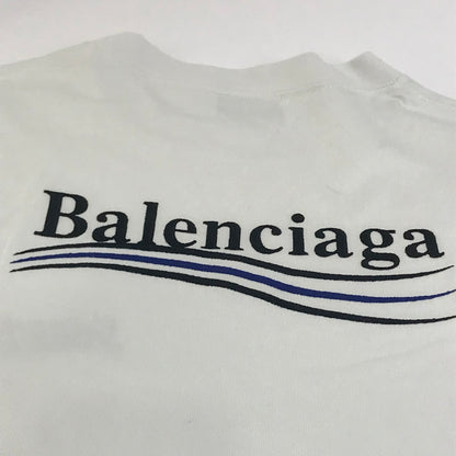 BALENCIAGA | バレンシアガ キャンペーンロゴ 半袖Ｔシャツ 641655 TKVJ1 ホワイト系 サイズ：XS【倉吉店】