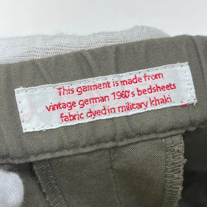 FRANK LEDER(1LDKコーナー) | フランクリーダー 60's VINTAGE BEDSHEET DRAWSTRING パンツ 0213010 カーキ サイズ：29【加古川店】