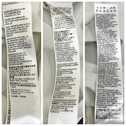 BALENCIAGA | バレンシアガ キャンペーンロゴ 半袖Ｔシャツ 641655 TKVJ1 ホワイト系 サイズ：XS【倉吉店】
