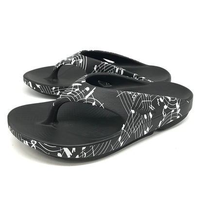 TAKAHIRO MIYASHITA TheSoloist. | タカヒロミヤシタソザソロイスト OOFOS(ウーフォス) Flip-Flop サンダル ブラック 26cm【倉吉店】