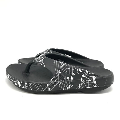 TAKAHIRO MIYASHITA TheSoloist. | タカヒロミヤシタソザソロイスト OOFOS(ウーフォス) Flip-Flop サンダル ブラック 26cm【倉吉店】