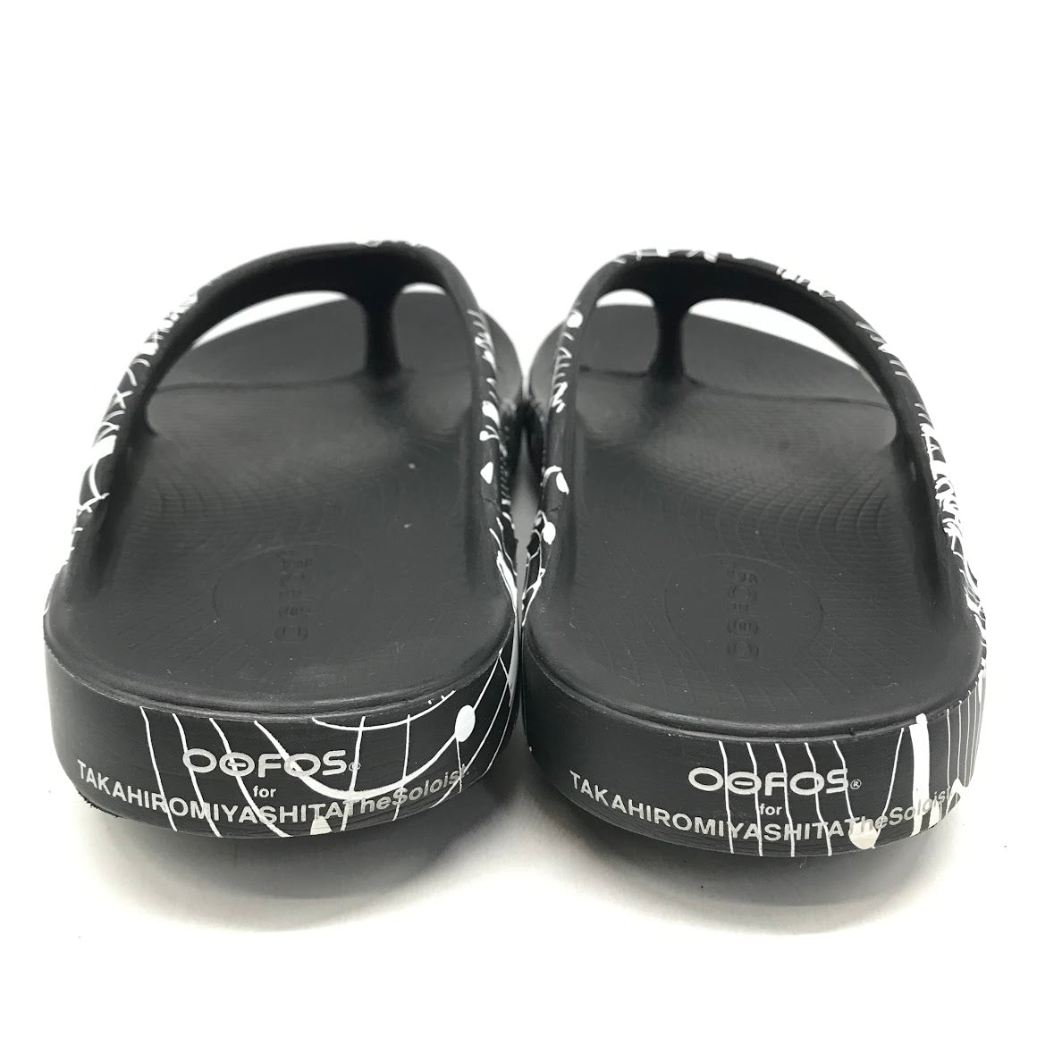 TAKAHIRO MIYASHITA TheSoloist. | タカヒロミヤシタソザソロイスト OOFOS(ウーフォス) Flip-Flop サンダル ブラック 26cm【倉吉店】