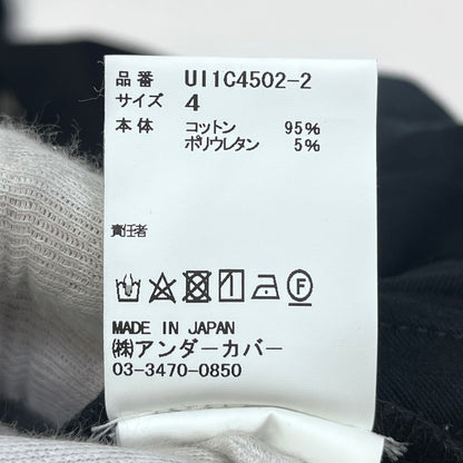 UNDERCOVER ism | アンダーカバーイズム CoツイルストレッチサイドジップボンテッジPt 23SS パンツ UI1C4502-2 ブラック サイズ：4【加古川店】