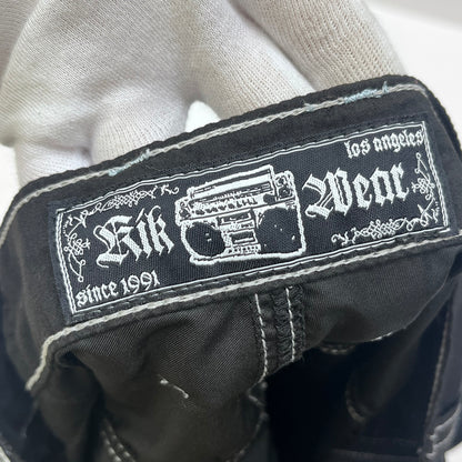 KIK WEAR A レイブパンツ 90'S パンツ ブラック サイズ：32【加古川店】