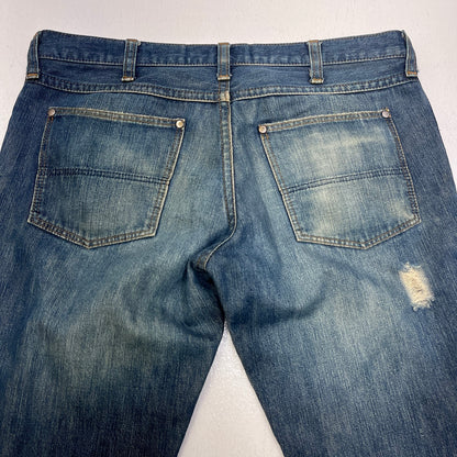 NUMBER(N)INE | ナンバーナイン モダンエイジ期:CRASH DENIM PANTS 02SS デニムパンツ インディゴ サイズ：1【加古川店】