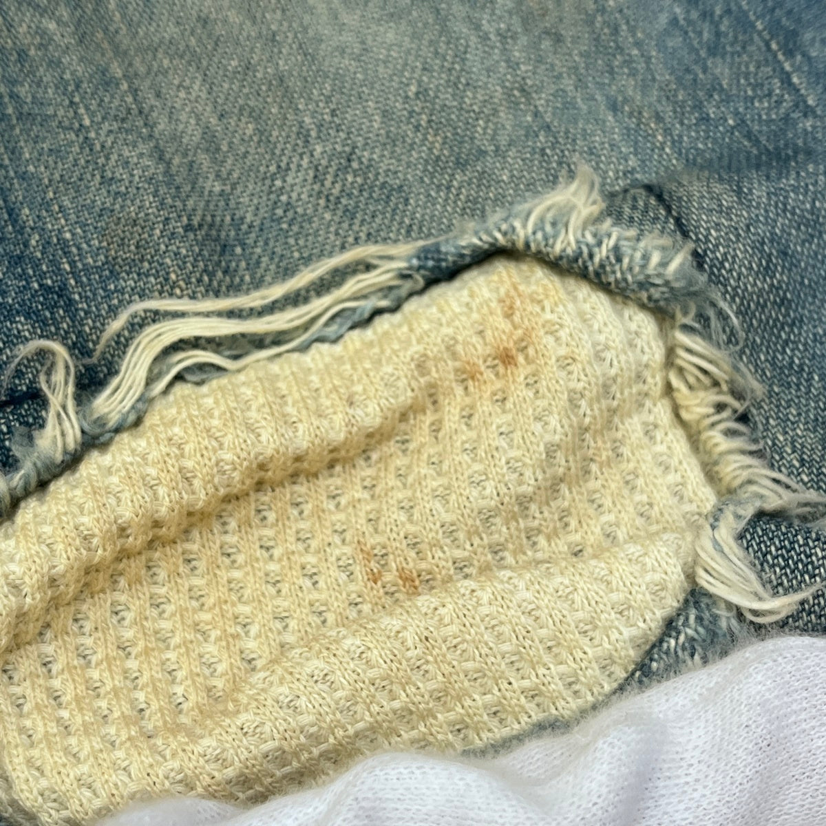 NUMBER(N)INE | ナンバーナイン モダンエイジ期:CRASH DENIM PANTS 02SS デニムパンツ インディゴ サイズ：1【加古川店】