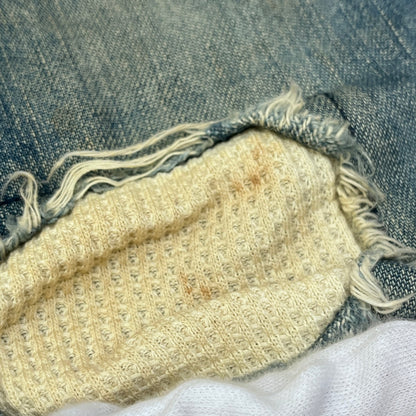 NUMBER(N)INE | ナンバーナイン モダンエイジ期:CRASH DENIM PANTS 02SS デニムパンツ インディゴ サイズ：1【加古川店】