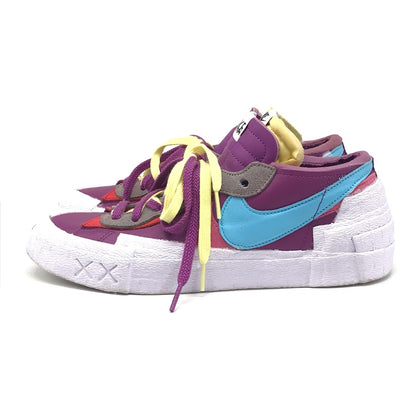 NIKE | ナイキ SACAI x KAWS BLAZER LOW ブレーザー ロー スニーカー DM7901-500 パープル 27.5cm【倉吉店】
